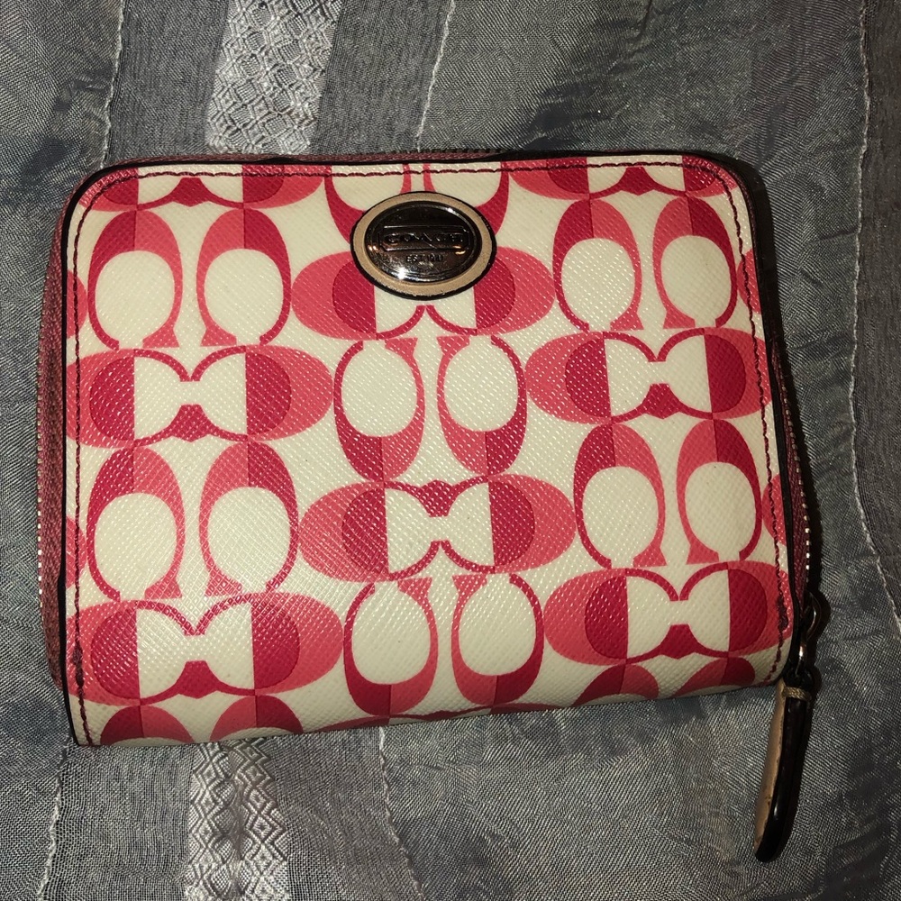 Coach monogrammed wallet